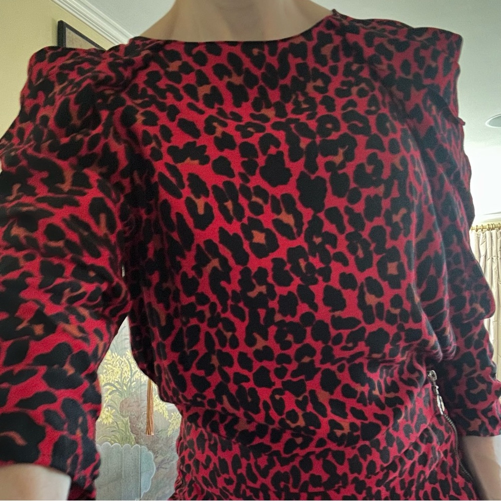 Zara Animal Print Top